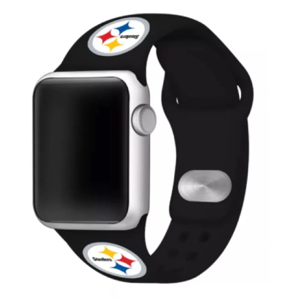 Pittsburgh Steelers Silicone Apple Watch Band